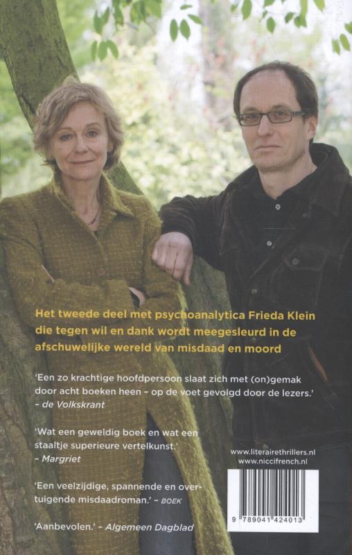 Dinsdag is voorbij / Frieda Klein achterkant