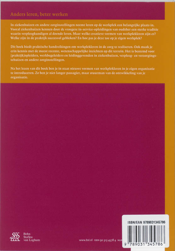 Docentenreeks  -   Anders leren, beter werken achterkant