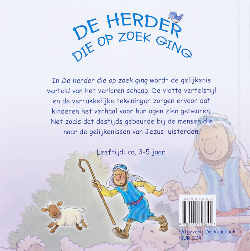 De Herder Die Op Zoek Ging achterkant