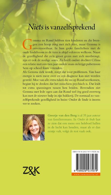 Onder de linde achterkant