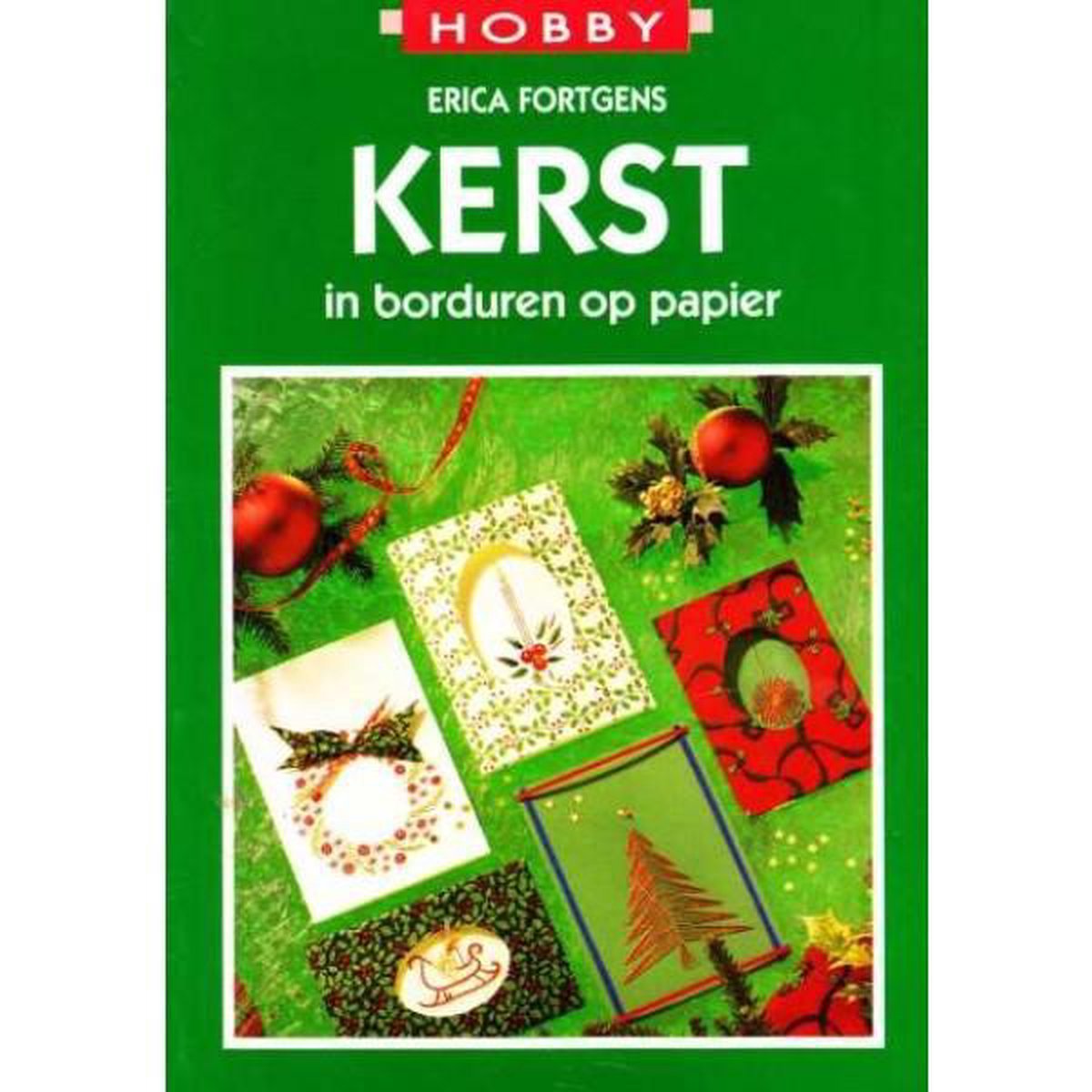 Kerst in borduren op papier / LRV Hobby