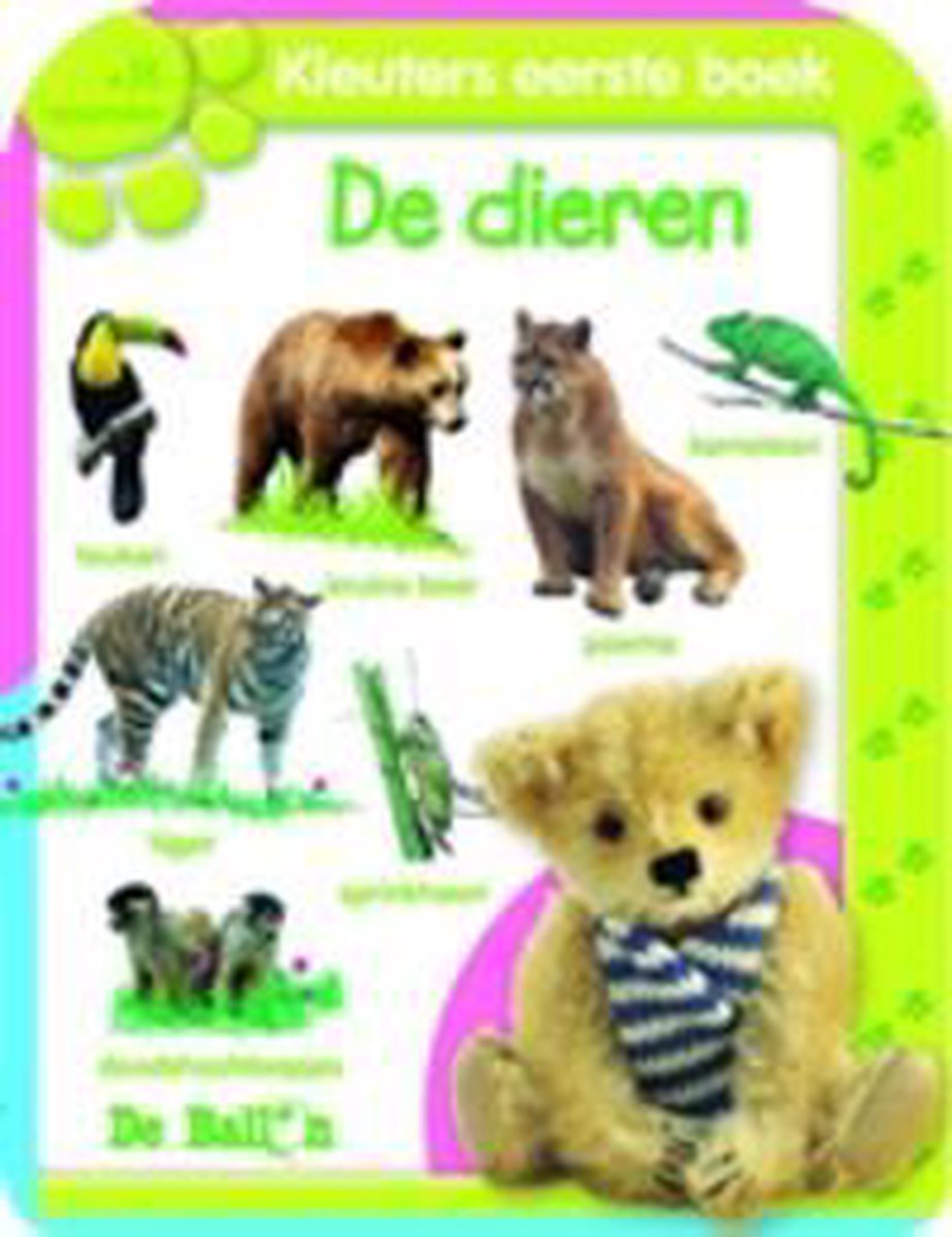 Kleuters Eerste Boek Dieren 3-5 Jr