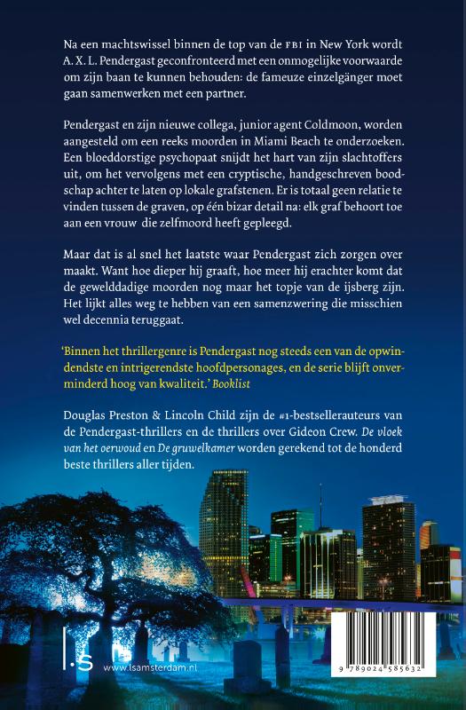 Dichtregels voor de doden / Pendergast / 18 achterkant