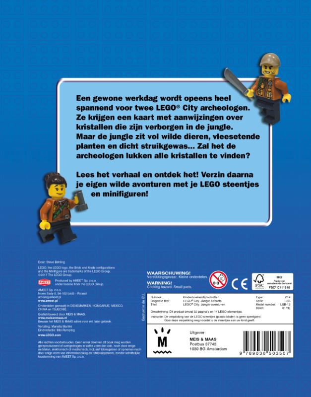 LEGO CITY Jungle avonturen achterkant