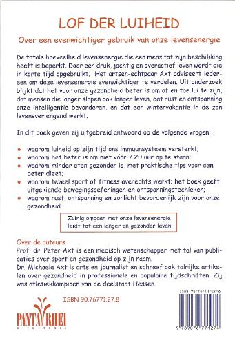 Lof Der Luiheid achterkant