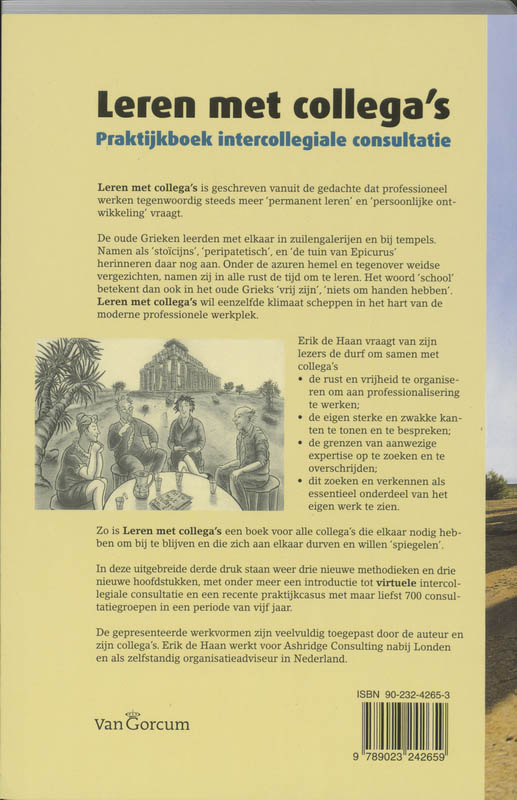 Leren met collega's achterkant