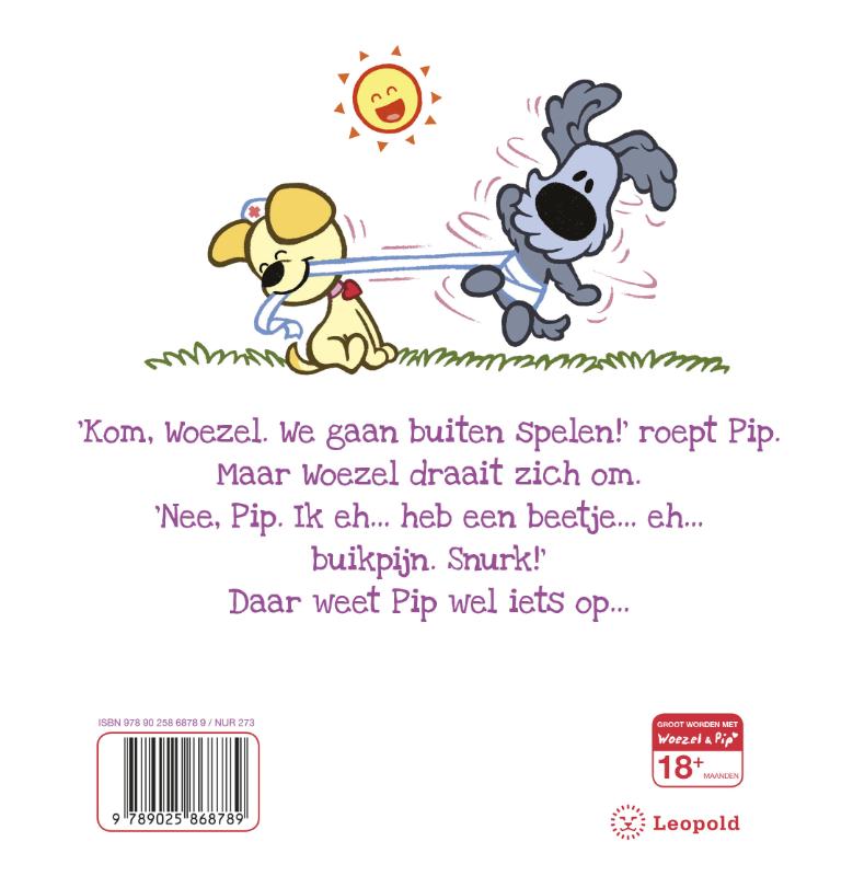 Dokter Pip / Woezel & Pip achterkant