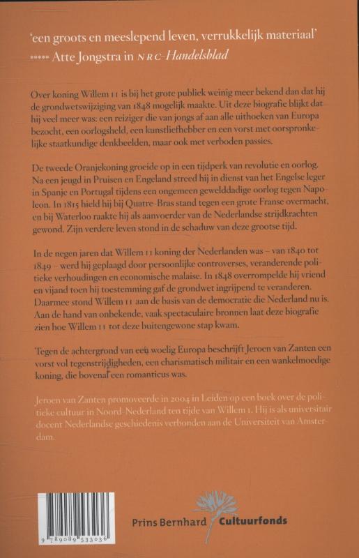 Koning Willem II achterkant