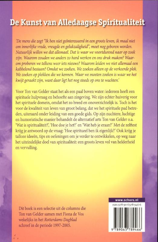 De kunst van de alledaagse spiritualiteit achterkant