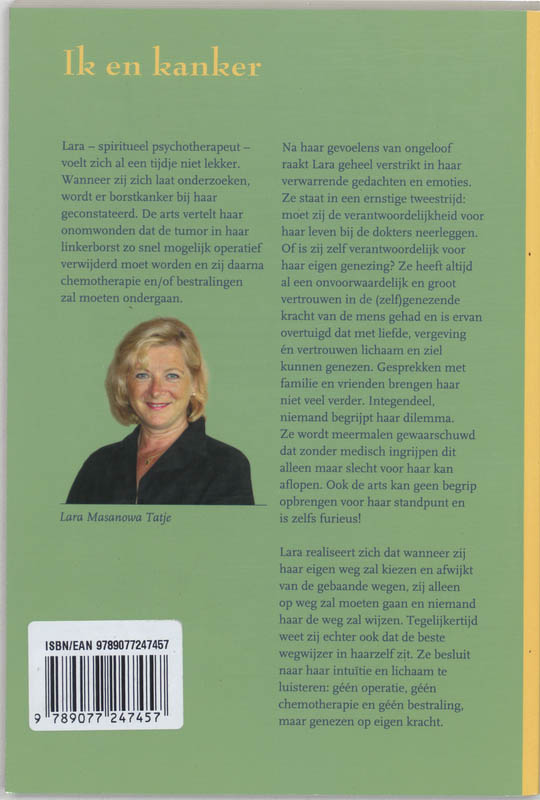 Ik en kanker achterkant