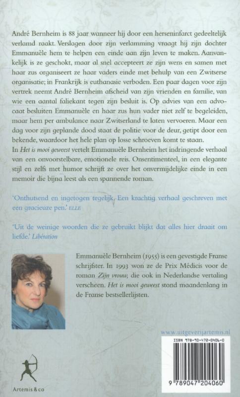 Het is mooi geweest achterkant