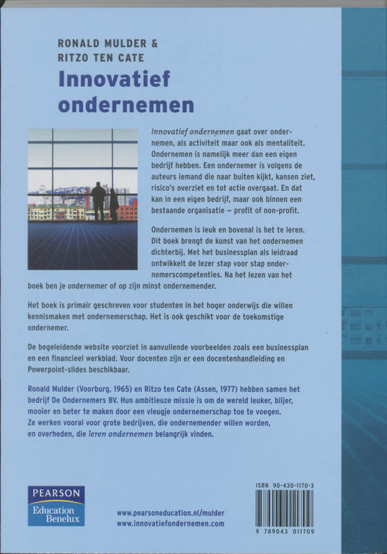 Innovatief ondernemen achterkant