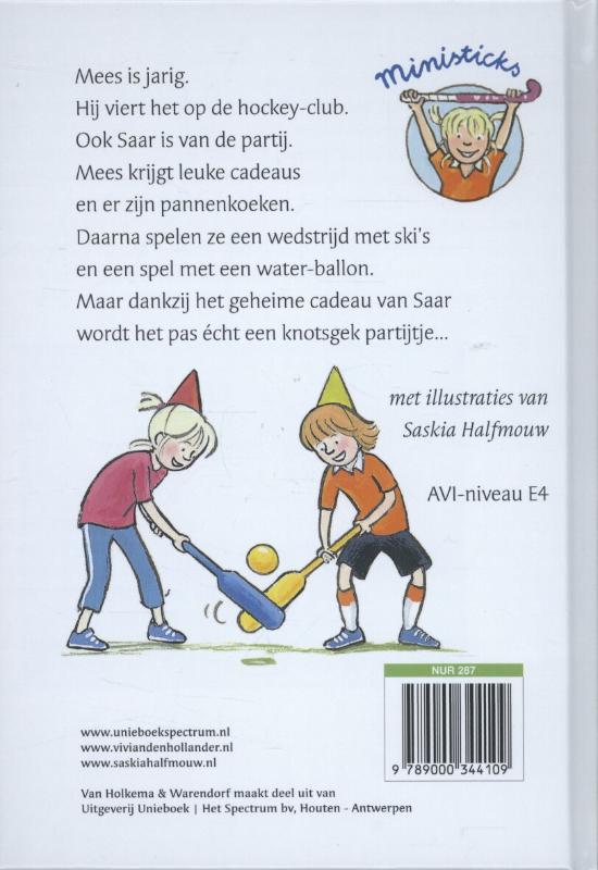 Een knotsgek partijtje / Ministicks / 6 achterkant