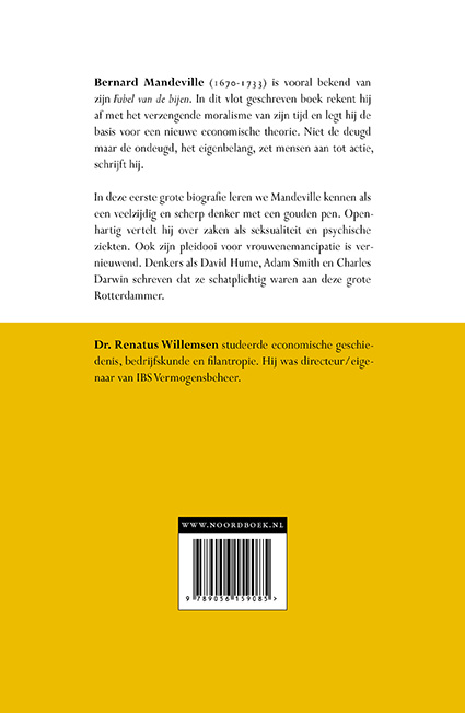 Bernard Mandeville achterkant