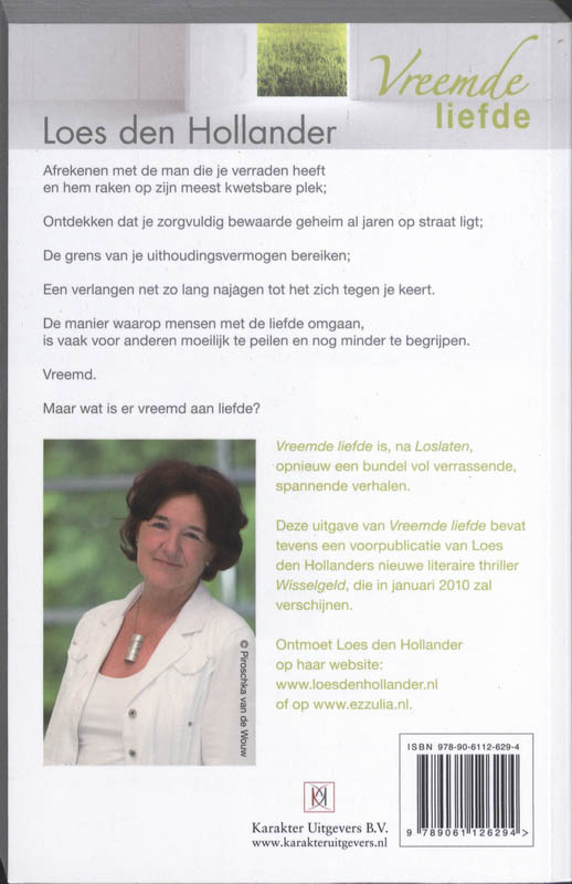 Vreemde liefde achterkant