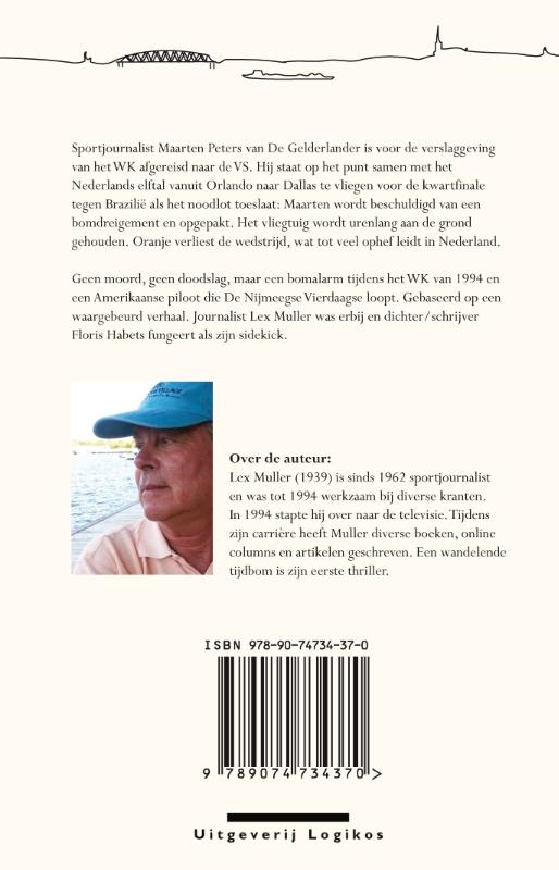 Een wandelende tijdbom / Vierdaagsethrillers / 7 achterkant