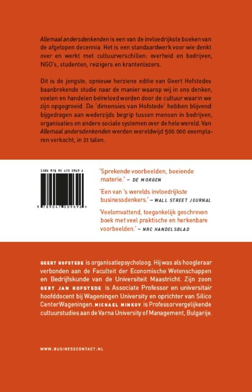 Allemaal andersdenkenden achterkant