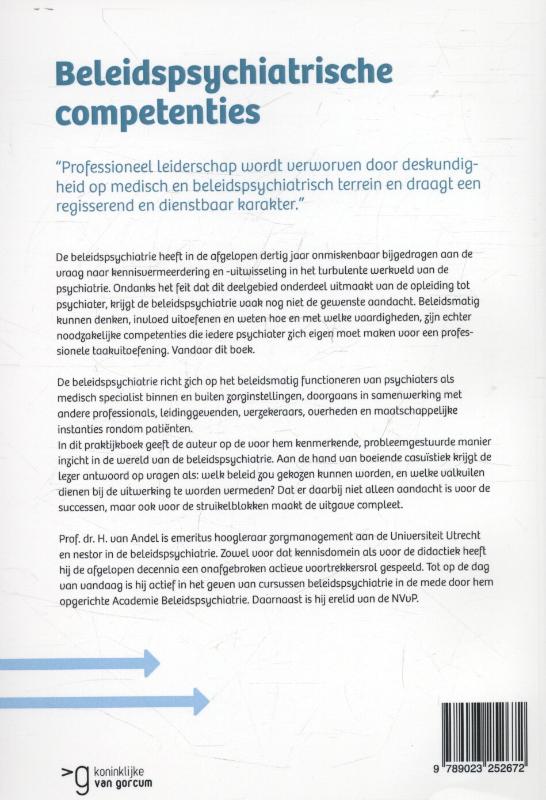 Beleidspsychiatrische competenties achterkant
