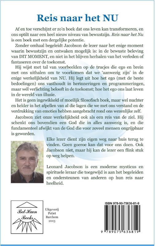 Reis naar het nu achterkant