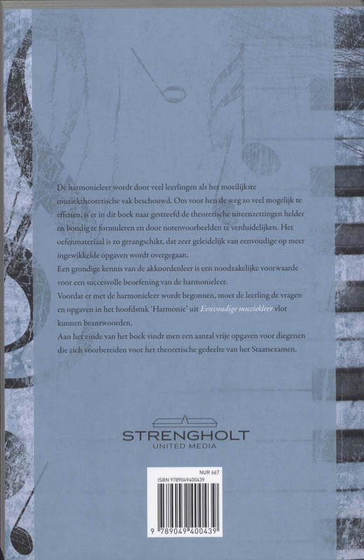 Harmonieleer achterkant