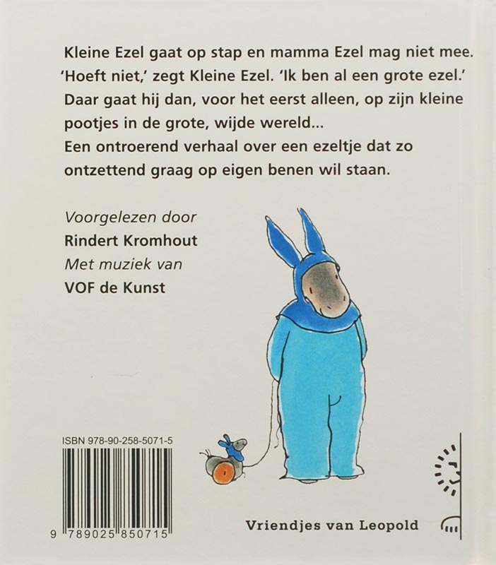 Kleine ezel / Luistervinken achterkant