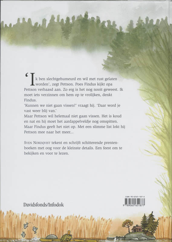 Pettson en Findus - Arme Pettson achterkant