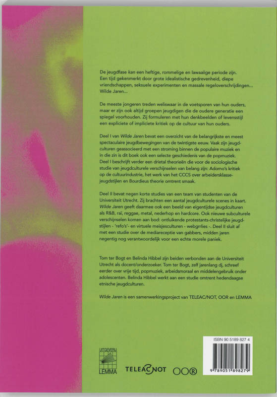 Wilde Jaren achterkant