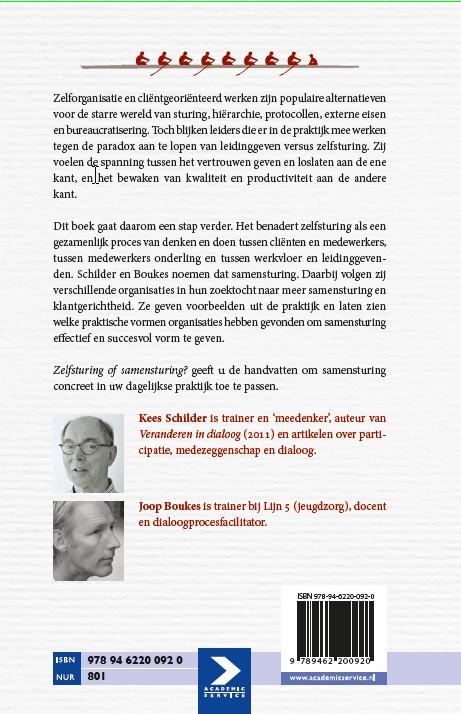 Zelfsturing of samensturing? achterkant