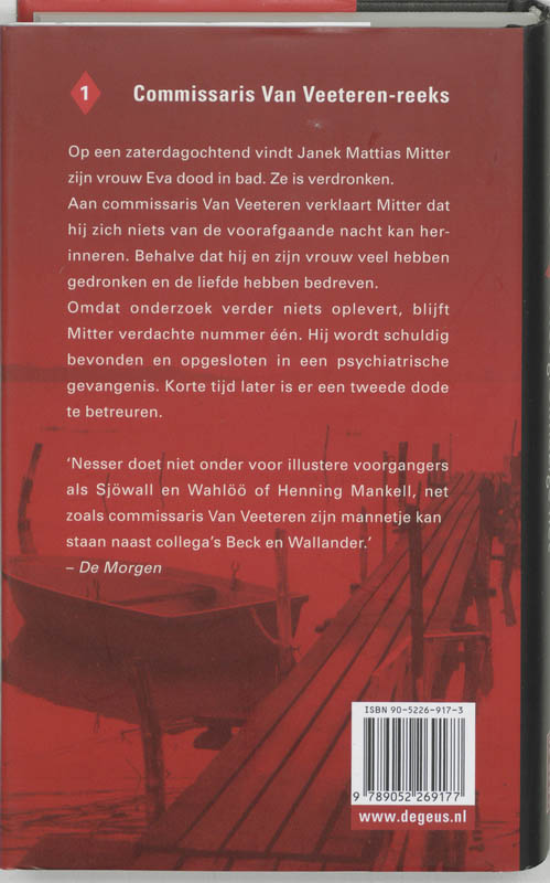 Het grofmazige net / Van Veeteren-reeks / 1 achterkant