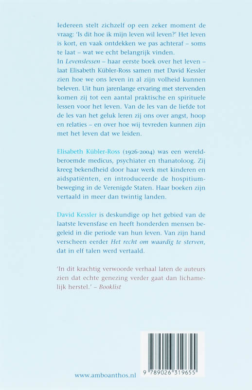 Levenslessen achterkant