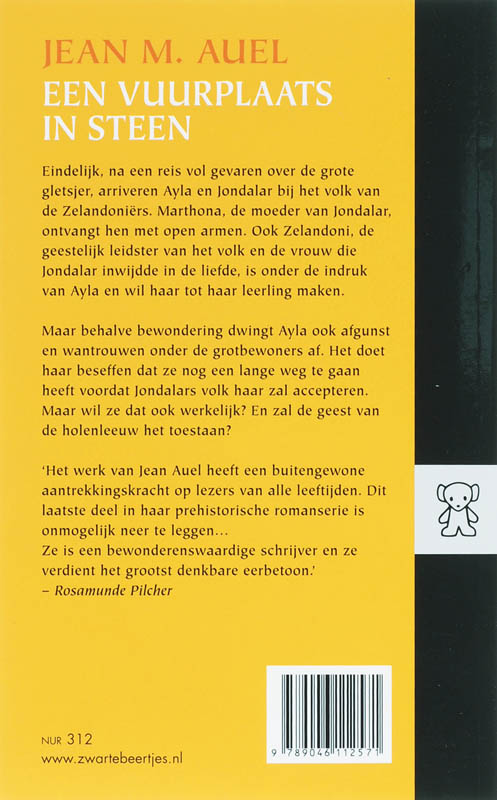 Een vuurplaats in steen / 5 een vuurplaats in steen / De Aardkinderen / 5 achterkant