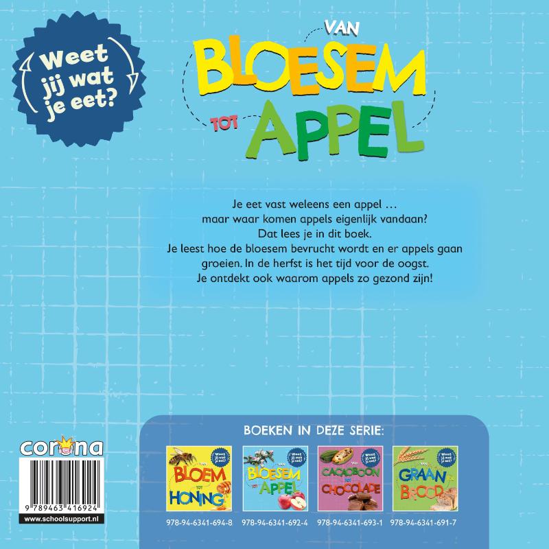 Van bloesem tot appel / Weet jij wat je eet? achterkant