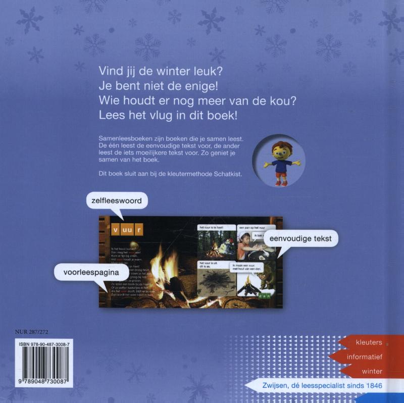 Het vuur mag aan / Kleuters samenleesboek achterkant