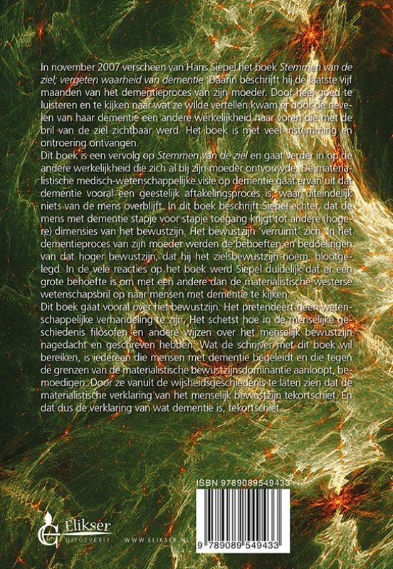 Bewustzijn, dementie en spiritualiteit achterkant
