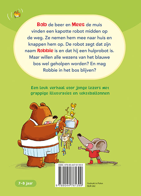 Robbie helpt zijn vrienden / De avonturen van Robbie Robot achterkant