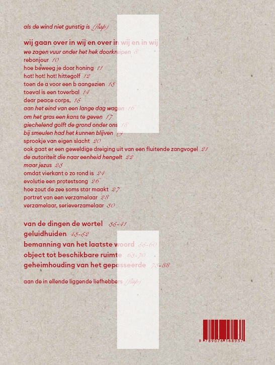 Het jaagpad op en af achterkant