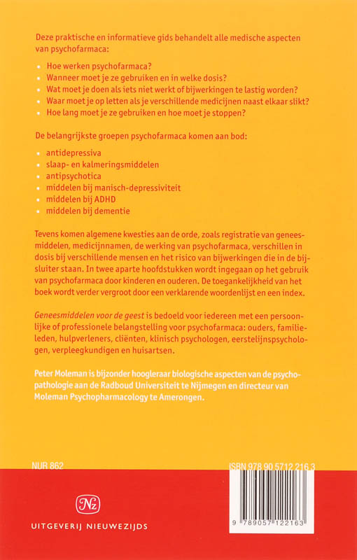 Geneesmiddelen Voor De Geest achterkant