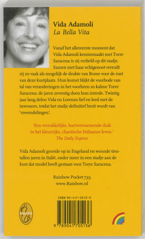 La Bella Vita / Rainbow pocketboeken / 739 achterkant