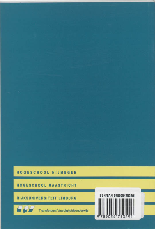 De Fysiotherapeutische Behandeling / Werkboek 1 achterkant