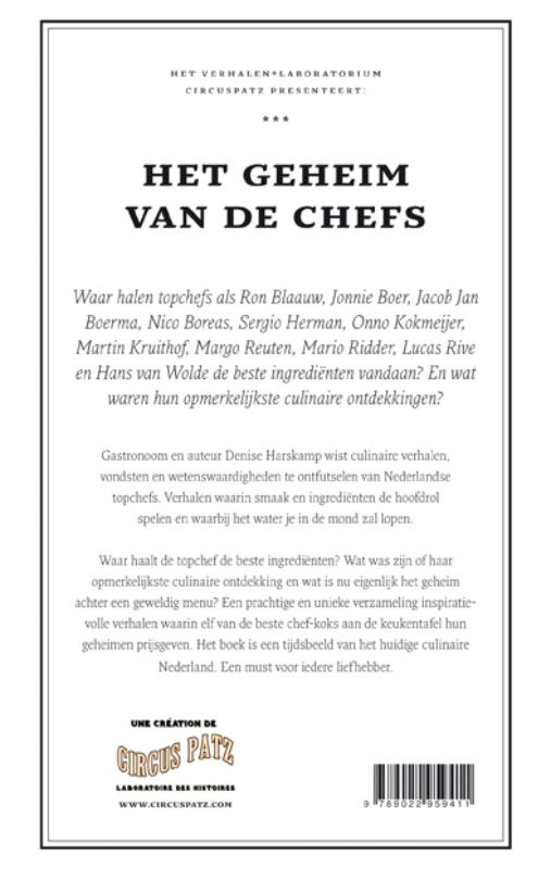 Het Geheim Van De Chefs achterkant