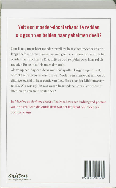 Moeders En Dochters achterkant