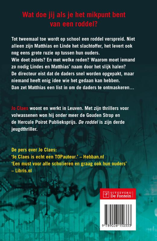 De roddel / Niet voor mietjes / 3 achterkant