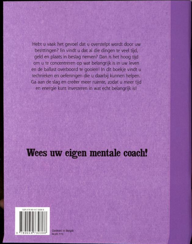 Feel good  -   Weg met het overbodige achterkant