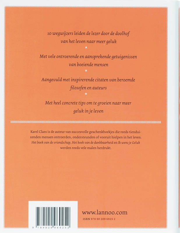 1000 Wegen Naar Geluk achterkant