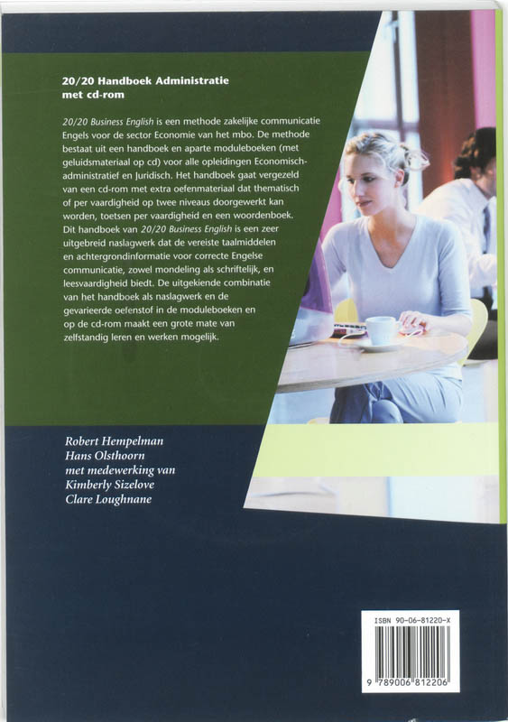 20/20 / Handboek Administratie + Cd-Rom achterkant