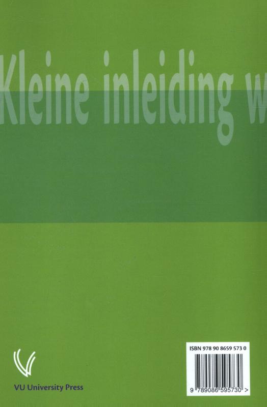 Kleine inleiding wetenschapsfilosofie achterkant