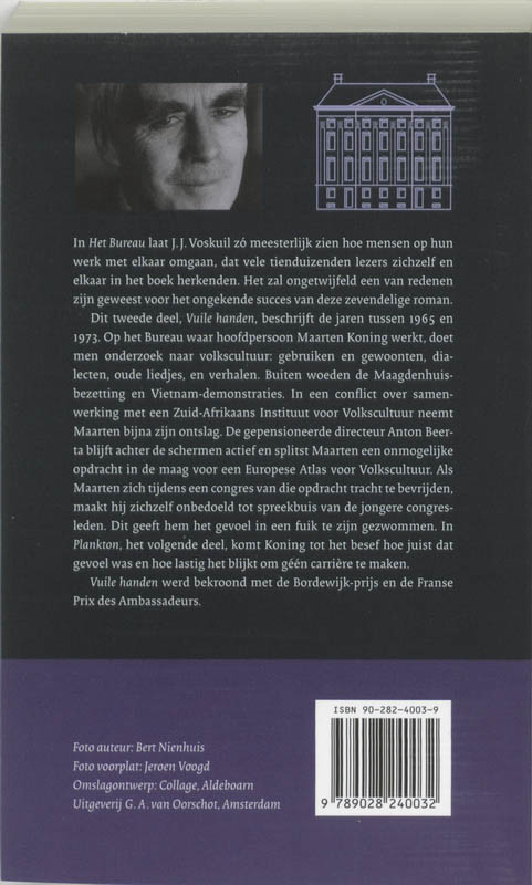 Het Bureau / 2 Vuile Handen Goedkope Editie achterkant