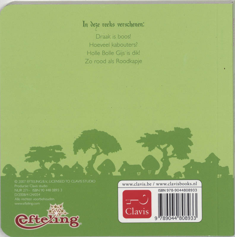 Draak Is Boos Kartonboek achterkant