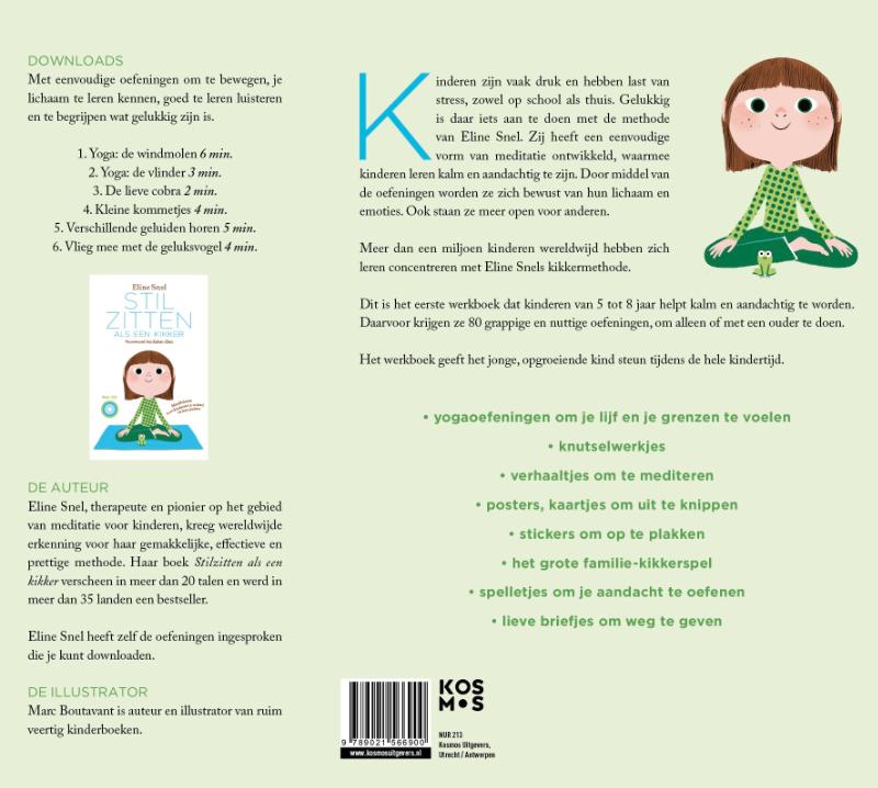 Stilzitten als een kikker achterkant