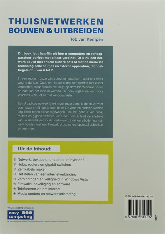 Thuisnetwerken bouwen & uitbreiden achterkant